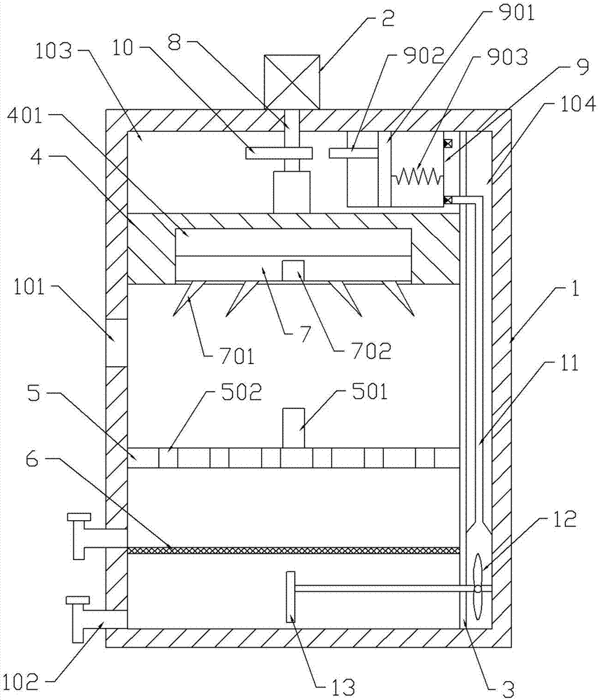 Squeezing device used for fruit