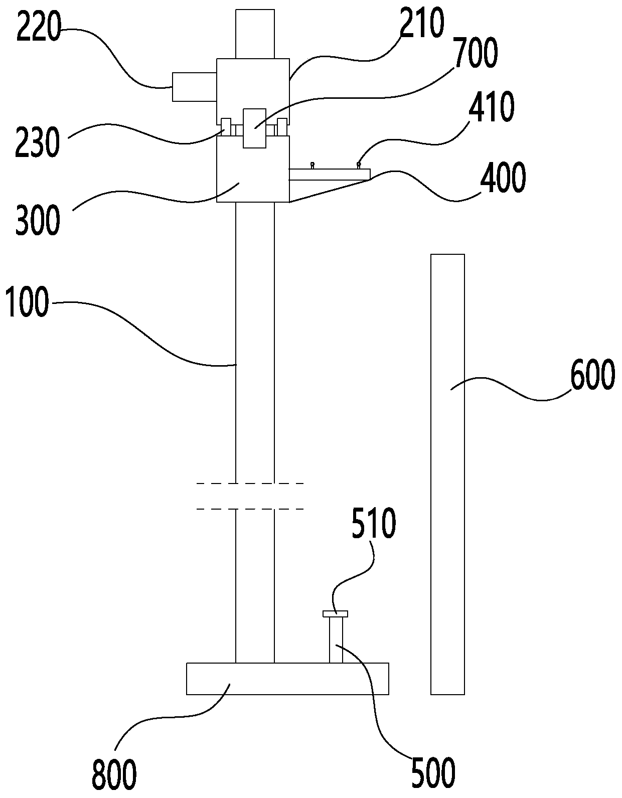 Auxiliary device for motorcycle helmet strength detection