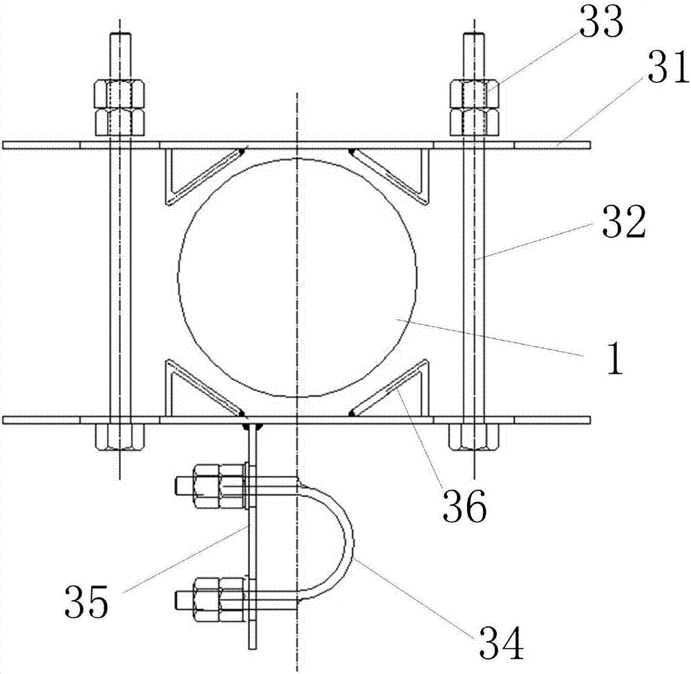 Lifting auxiliary device and lifting operation method of part to be operated