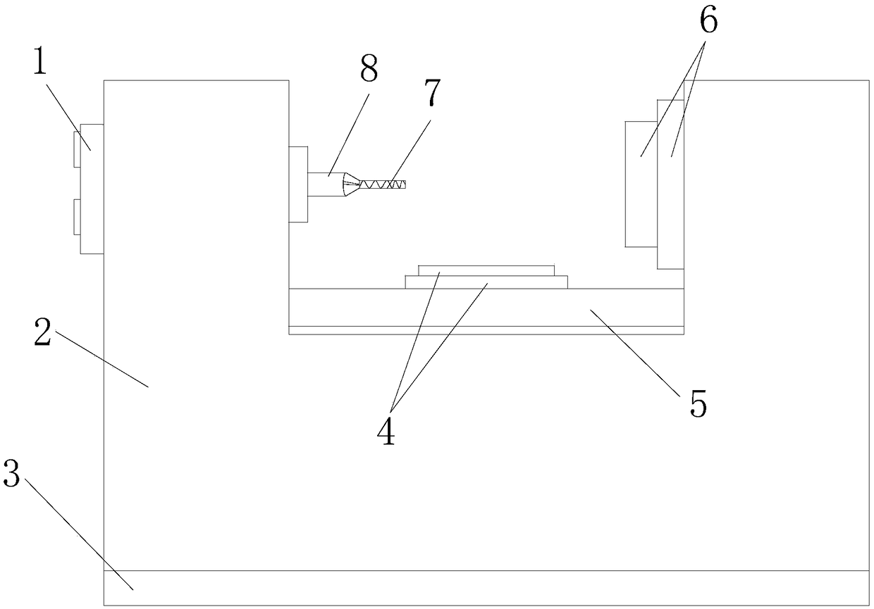 Novel processing device of luggage hole