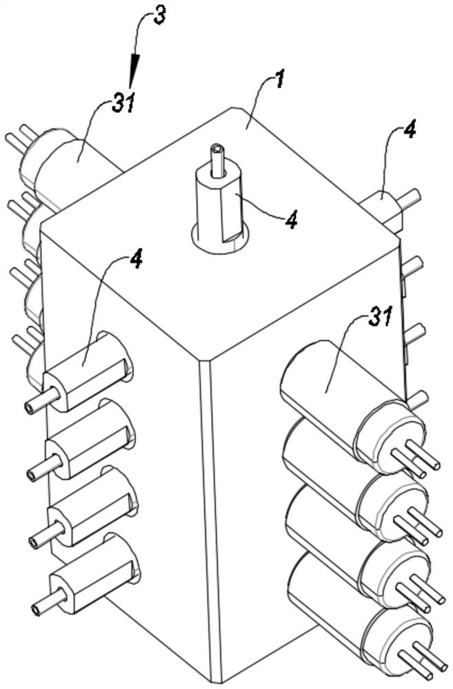 Multi-liquid-path selector valve