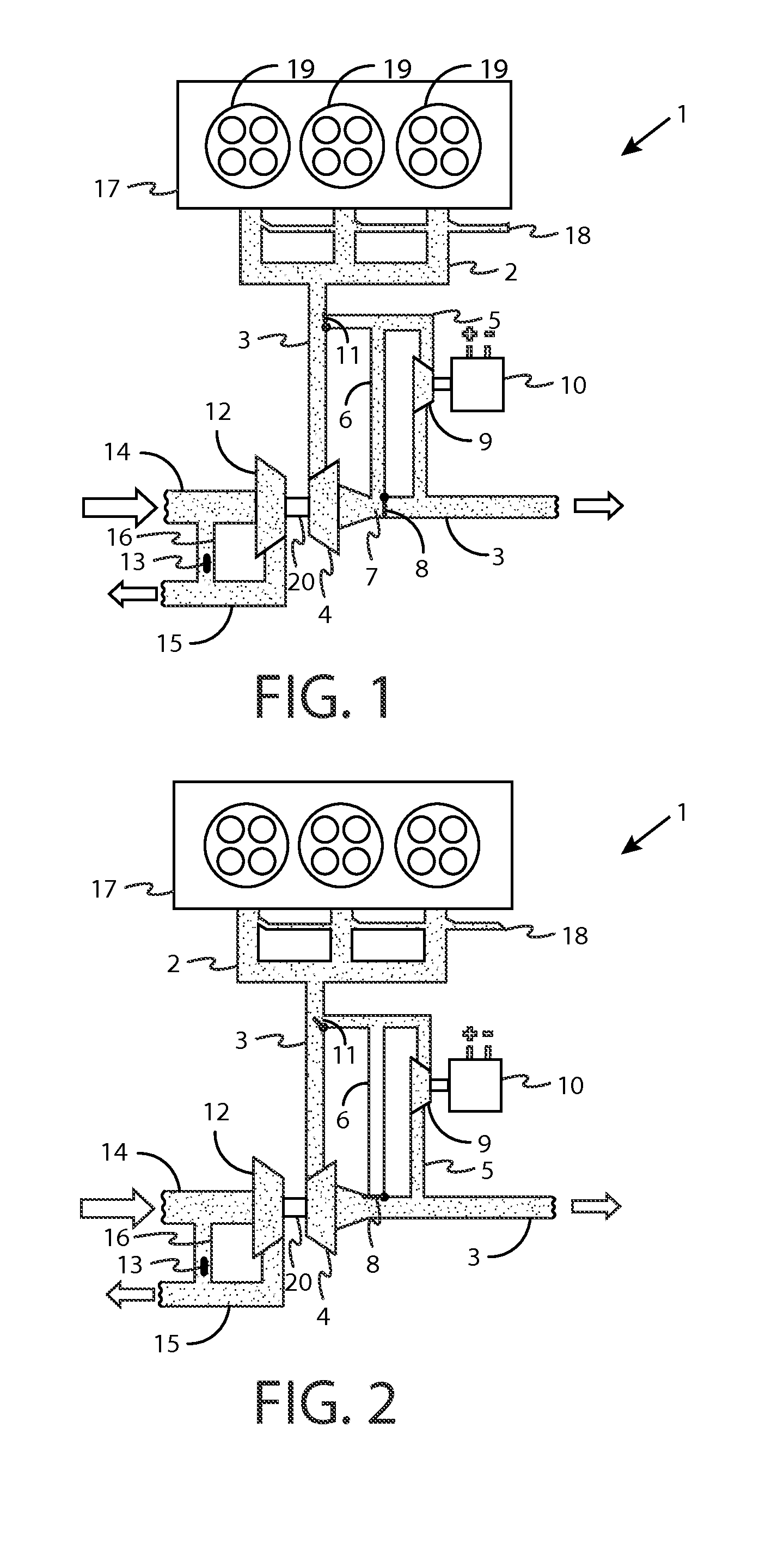 Internal combustion engine with exhaust gas turbocharger