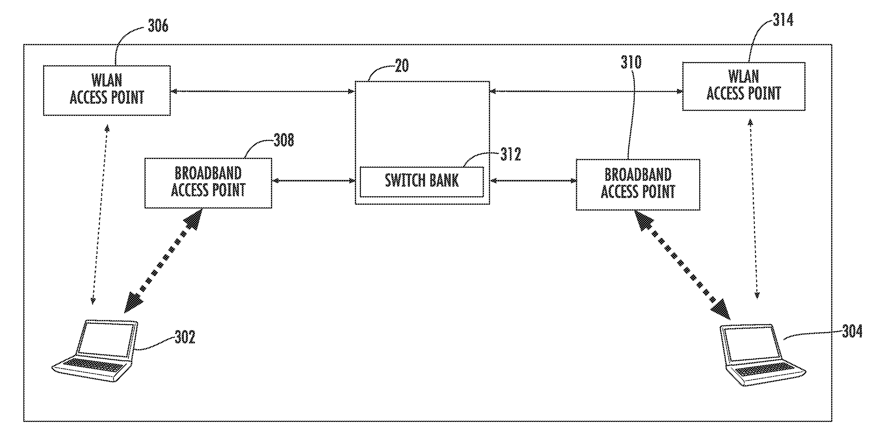 Radio-over-fiber (RoF) system for protocol-independent wired and/or wireless communication