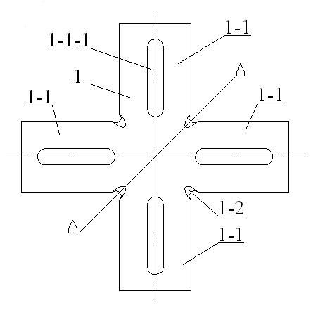 Three-dimensional cross-shaped biaxial tension test piece