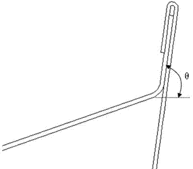 Edge covering mold structure with rotating press fit wedge