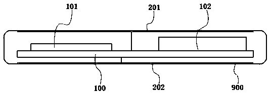 Connector awakened by double touch sensors