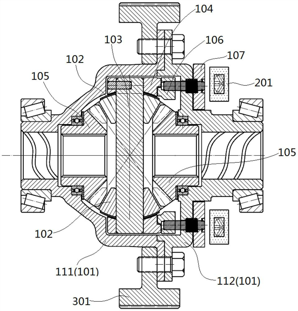 Differential mechanism and automobile transmission system with same