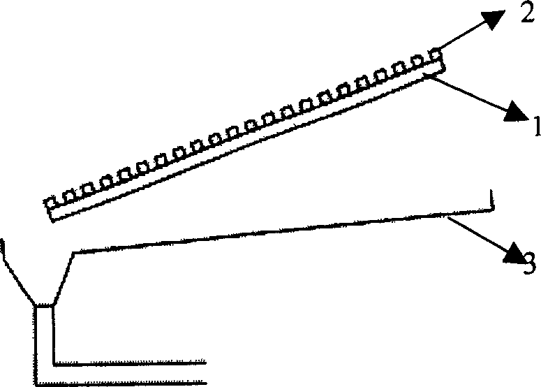 Water collecting apparatus having high water condensation rate surface