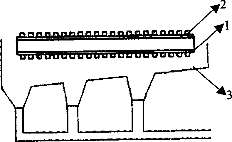 Water collecting apparatus having high water condensation rate surface