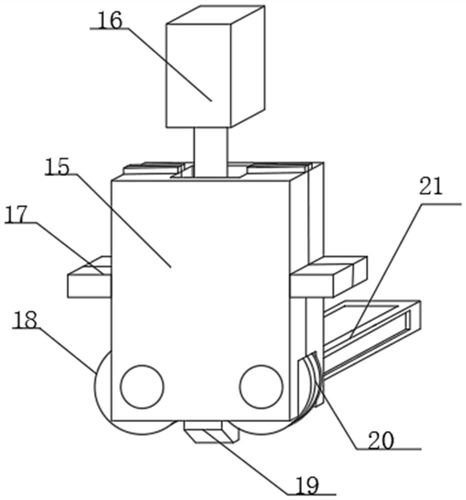 A financial invoice storage and binding device suitable for hospitals and its use method