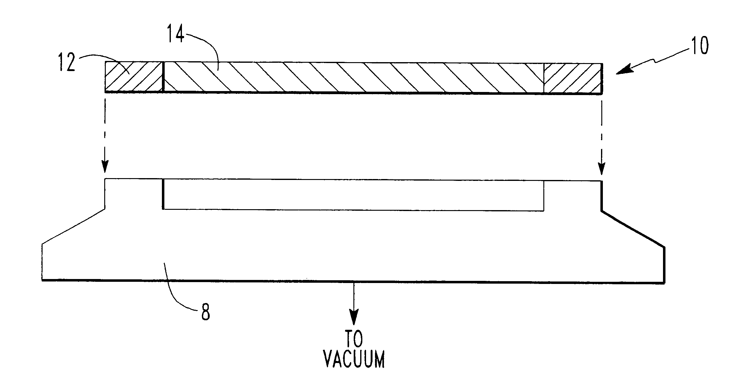 Complete blade and wafer handling and support system without tape