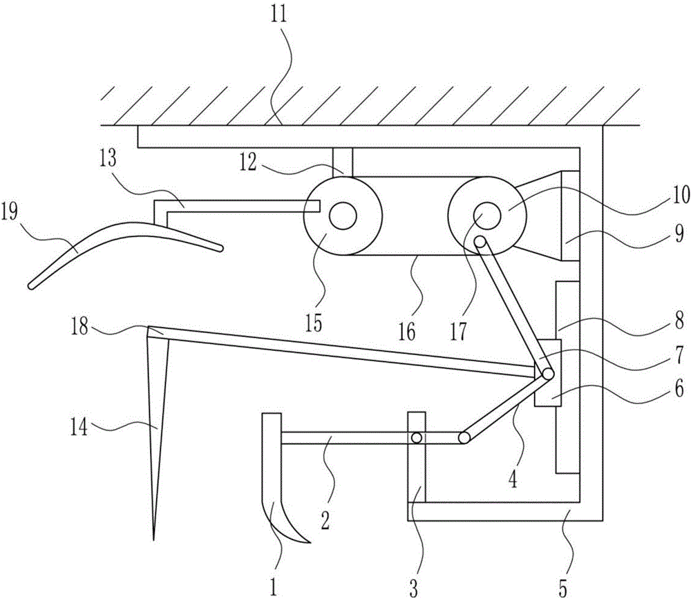 Noiseless riverway deep-excavation device of dredger