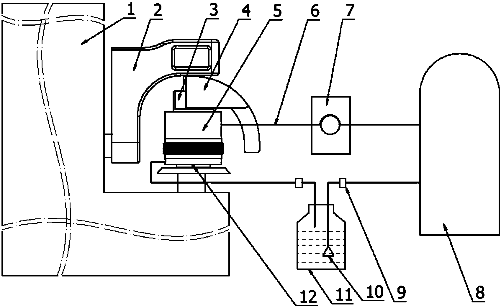 Joint-moving simulation test system with biological culture function