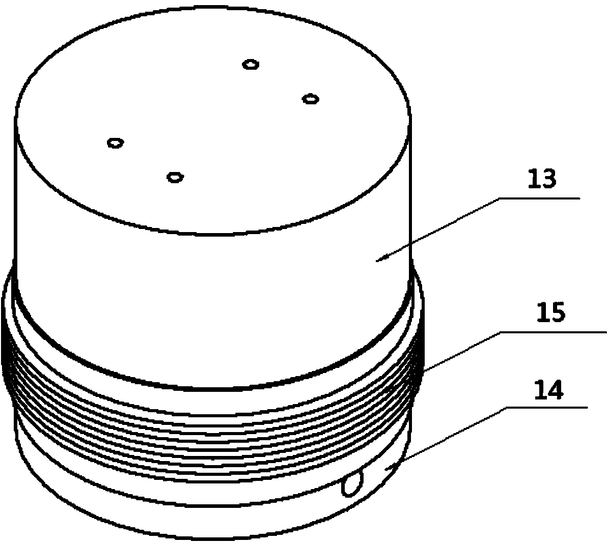 Joint-moving simulation test system with biological culture function