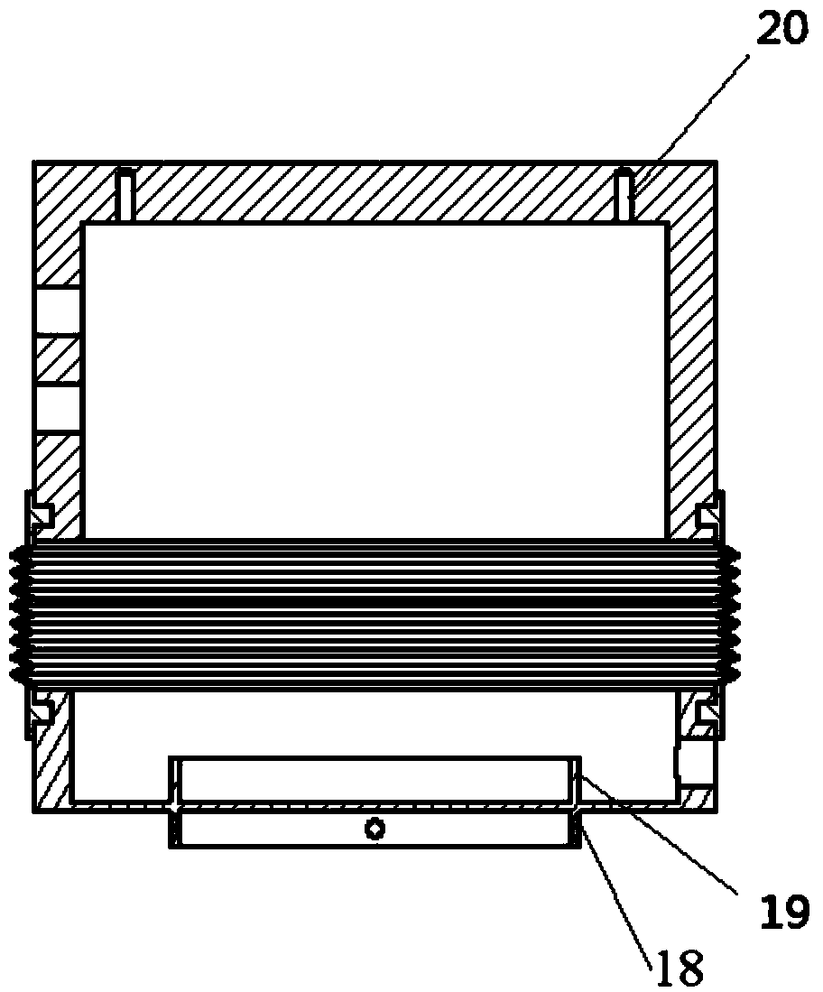 Joint-moving simulation test system with biological culture function