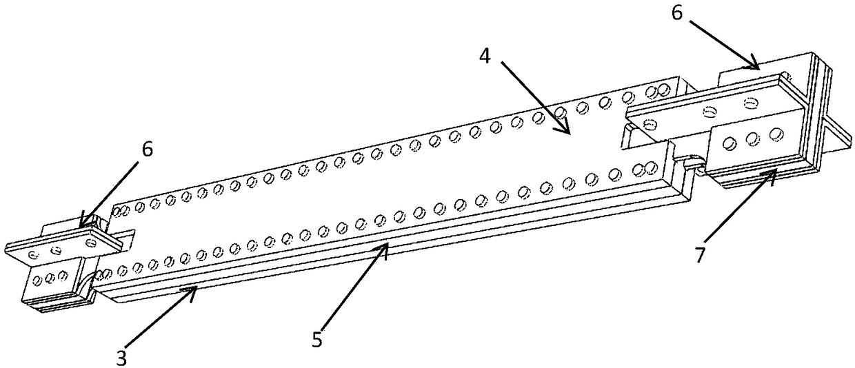 Double-aluminum-alloy-plate assembly type buckling restrained brace