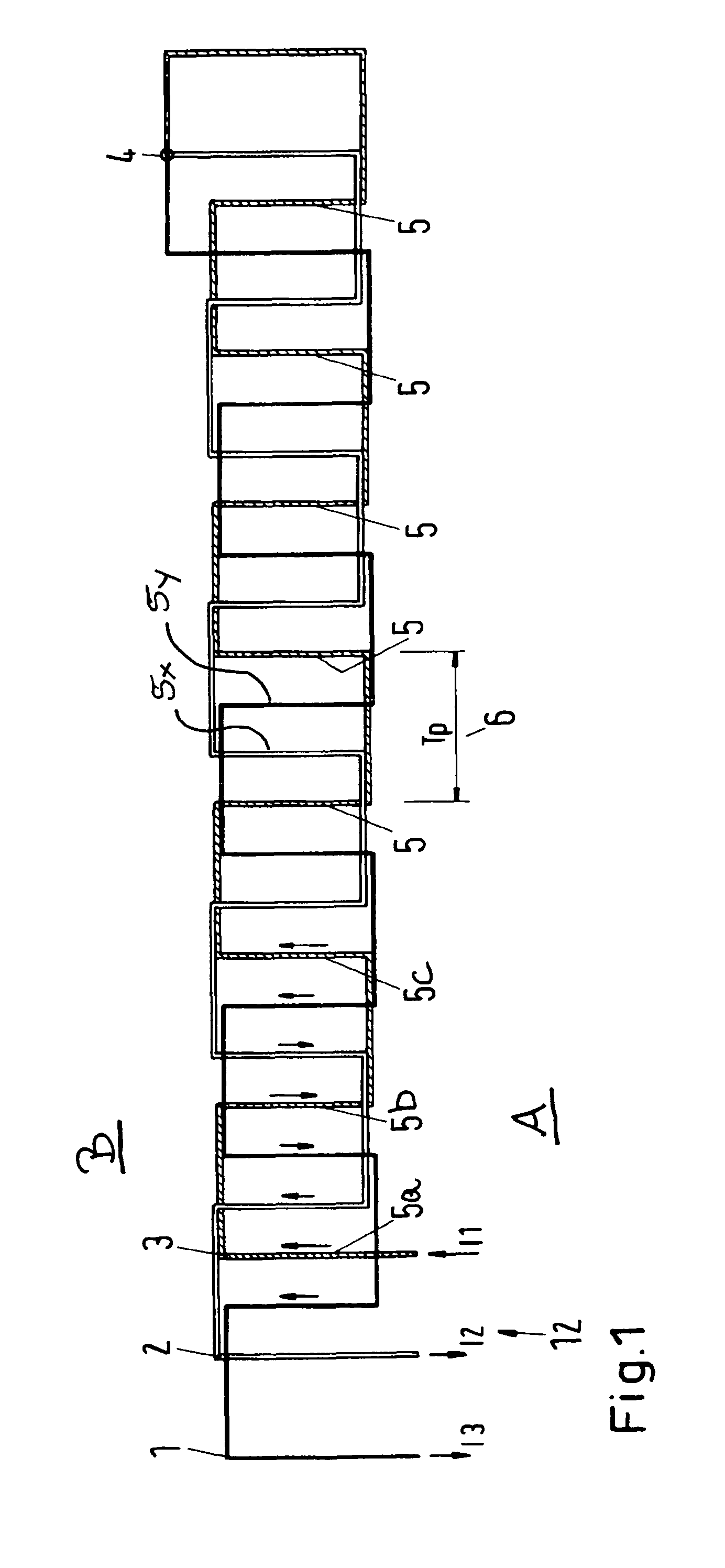 Transferring electric energy to a vehicle