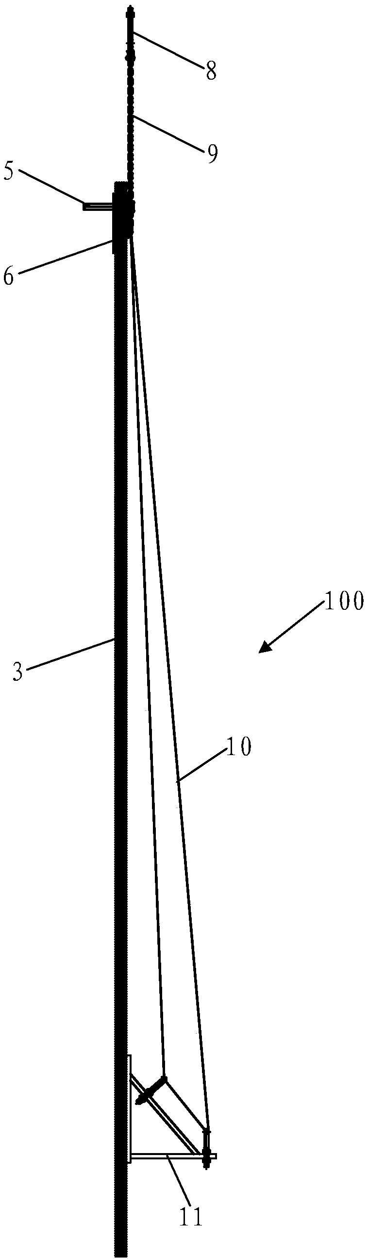 Climbing thermal insulation system and construction method for walls under the jacking platform of high-rise buildings