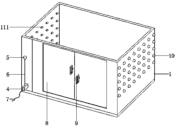 Anti-static interference power distribution cabinet