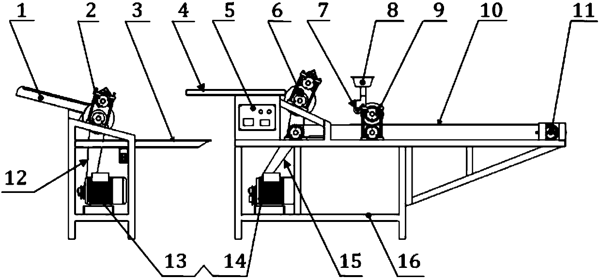 Wrapper forming machine imitating handmade wrapper rolling manner