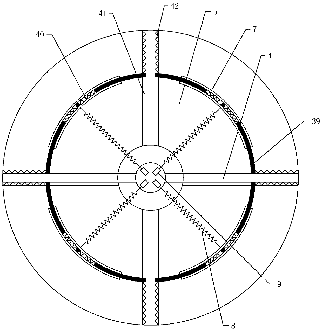 Construction waste treatment device