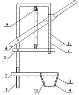 Jujube coring skin scratching device