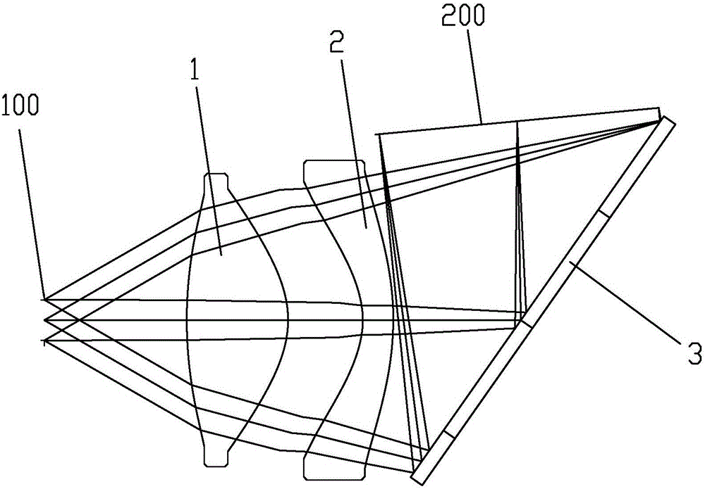 Reflective type virtual reality optical system