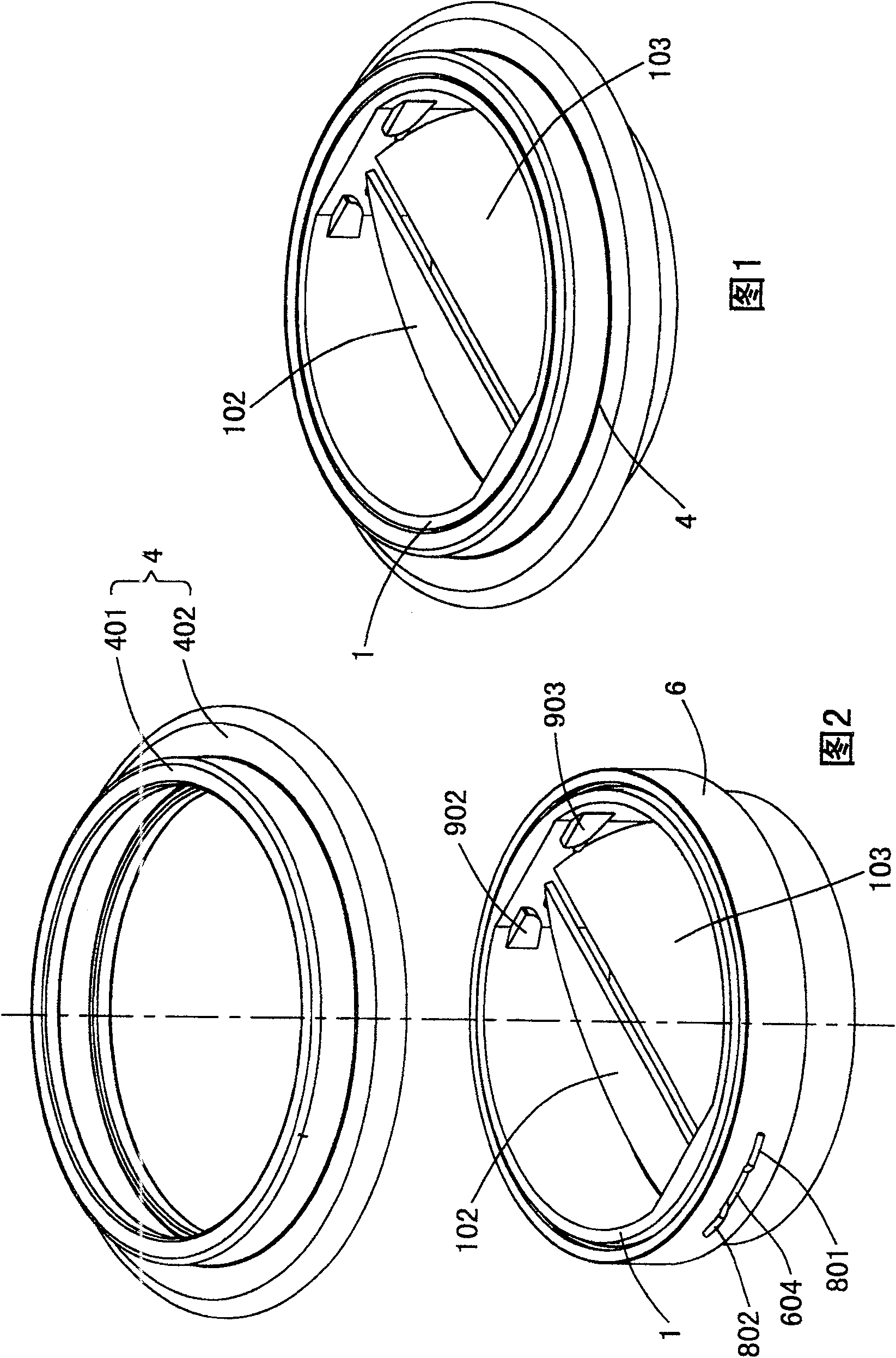 Bicuspid valve general purpose type double leaf artificial heart valve