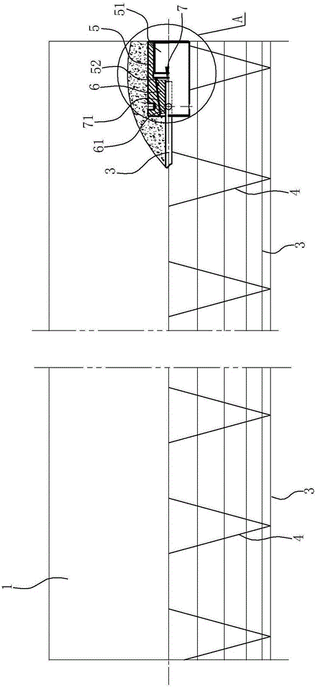 A pretensioned centrifugal concrete pile with steel strands and its manufacturing method