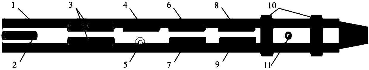 Signal excitation device of horizontal principal ground stress direction measurement while drilling system