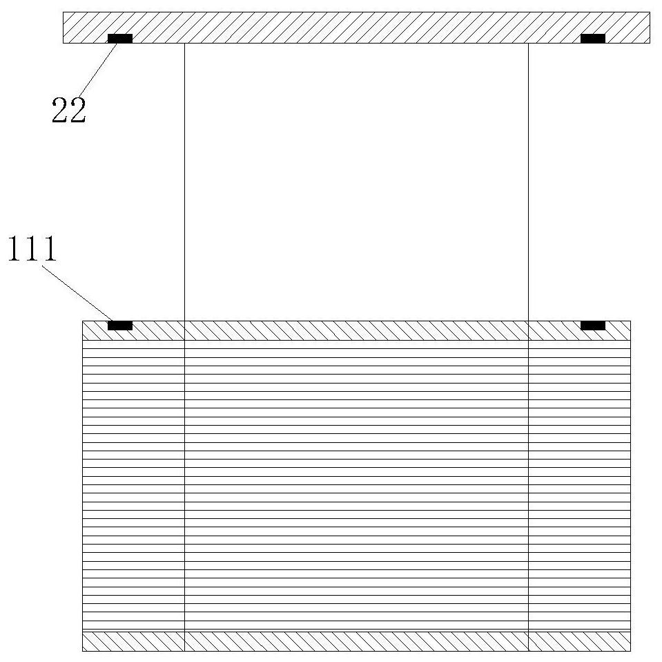 Double-layer constant-force spring type pull-rope-free honeycomb curtain