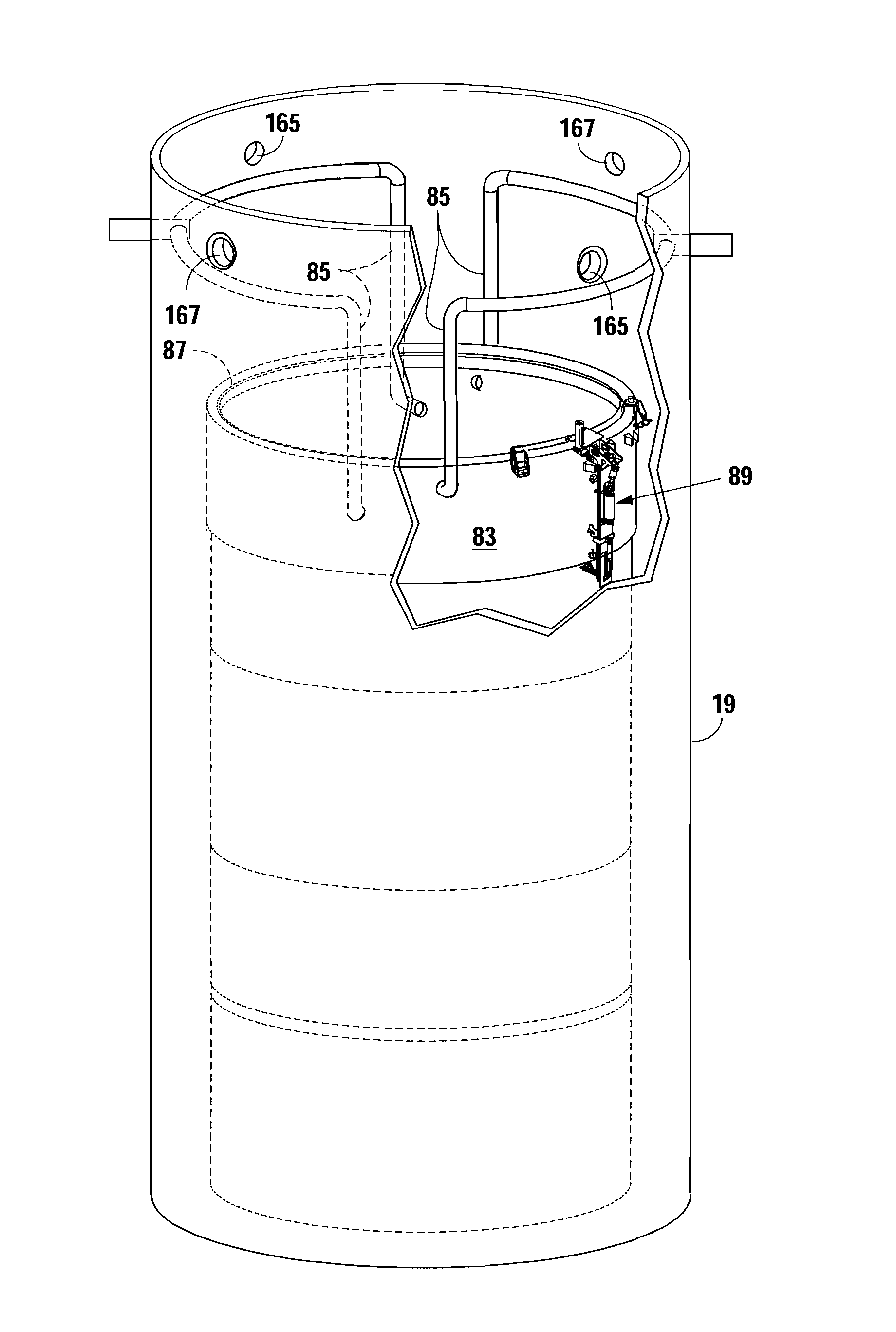 Method and apparatus of inspecting the upper core shroud of a nuclear reactor vessel