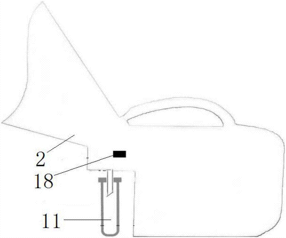 Automatic 'urine three-cup test' specimen collection device