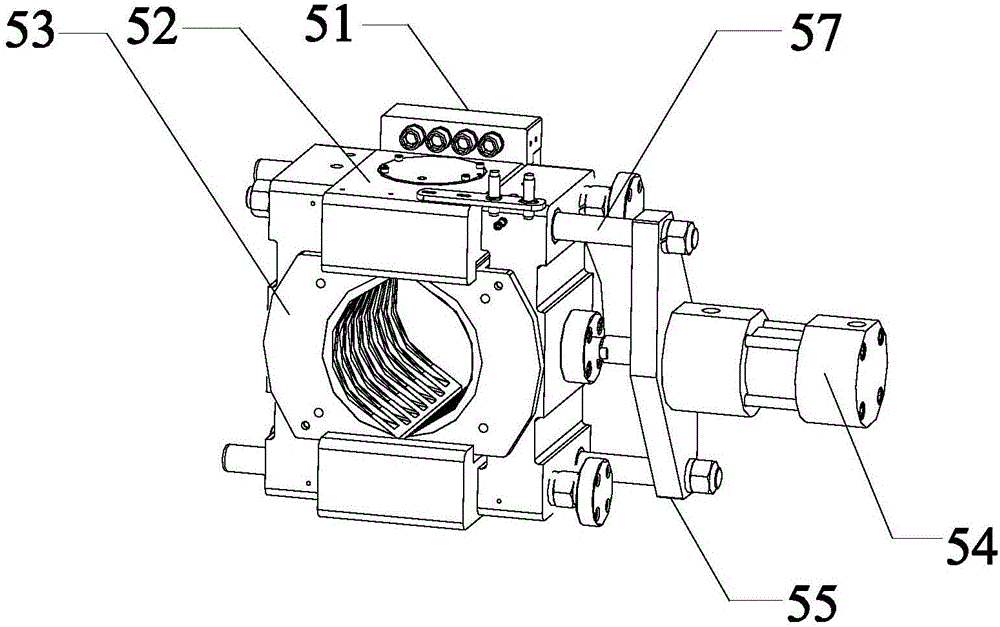 Brake assembly and two-plate mold locking device