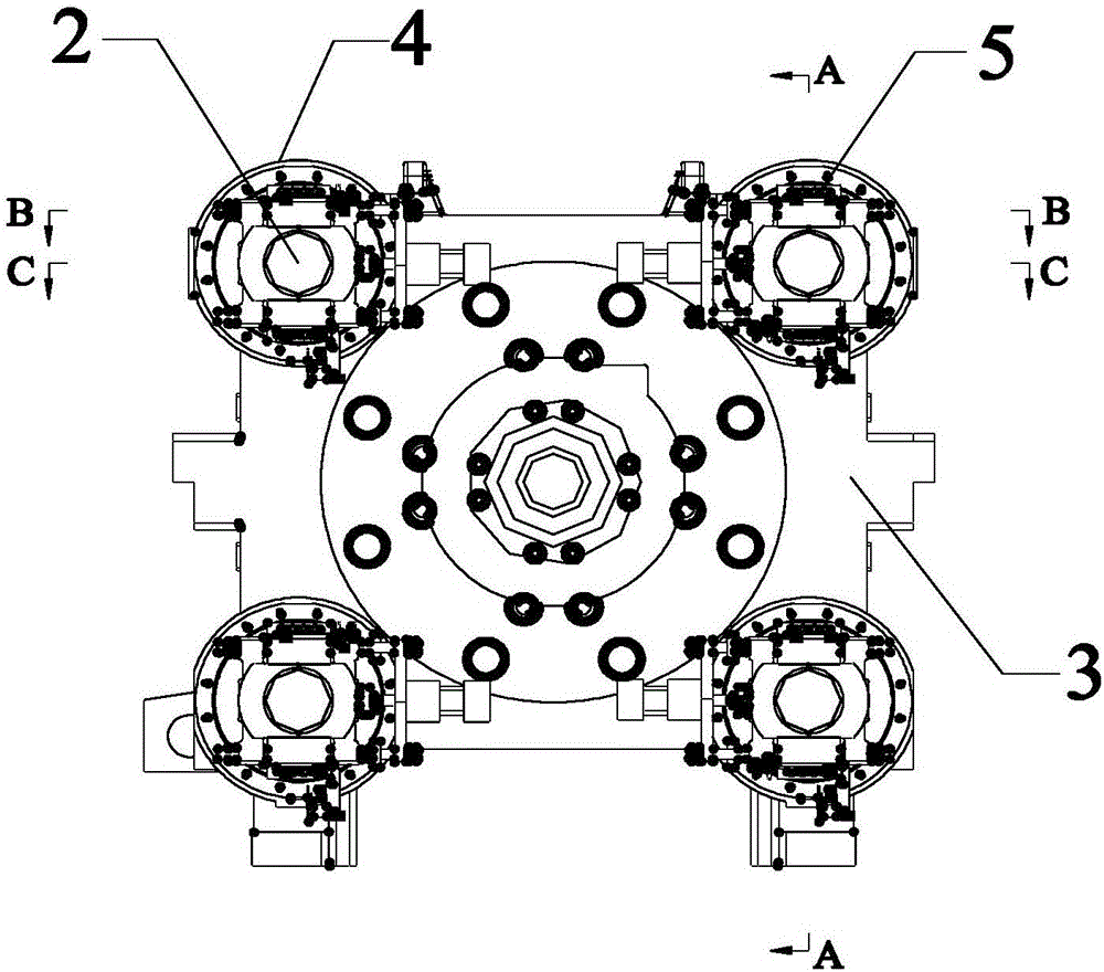 Brake assembly and two-plate mold locking device