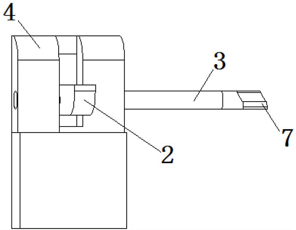 Body side buckles automatically-folding device and folding method thereof