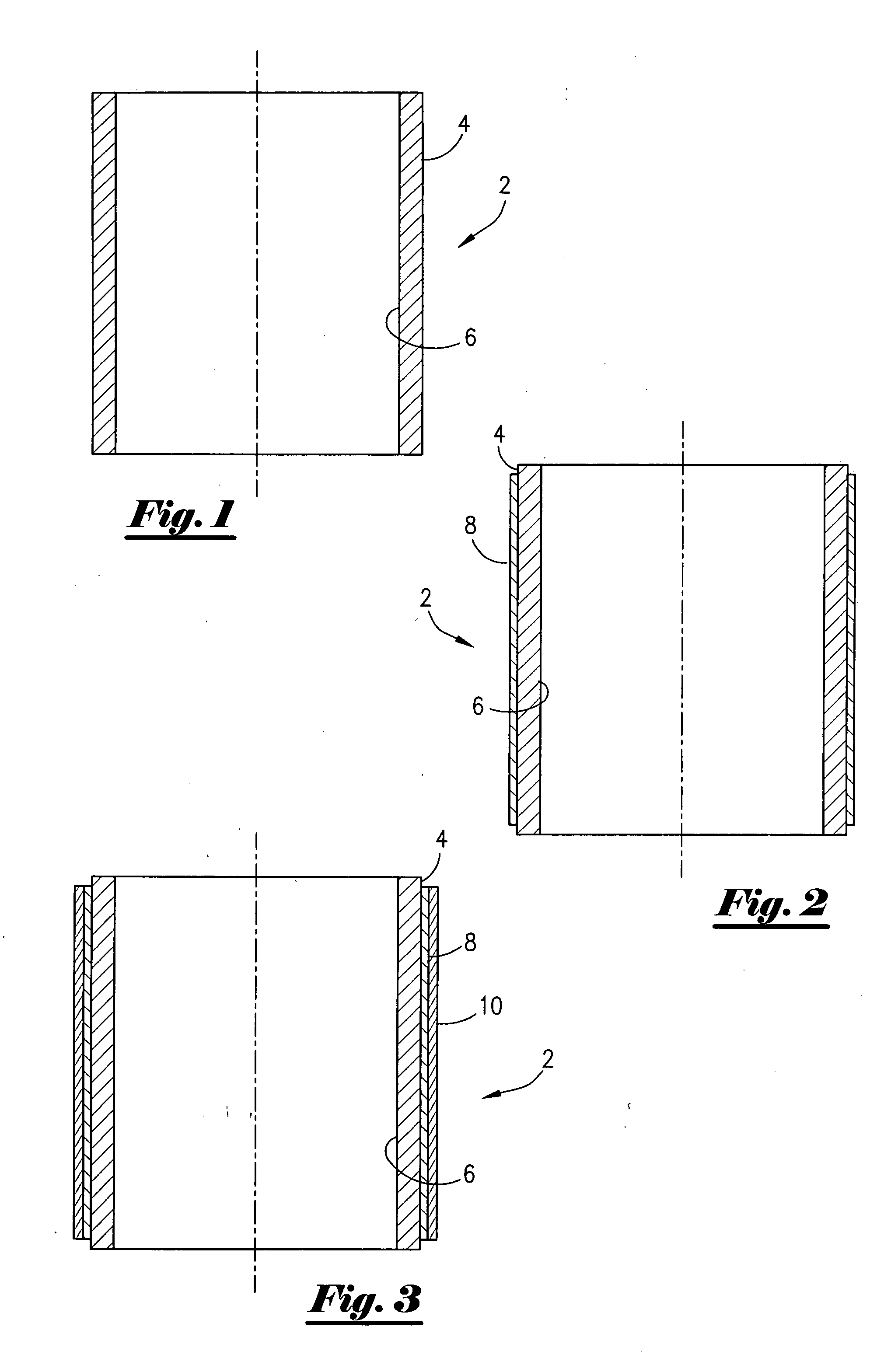 Process for manufacturing a bearing