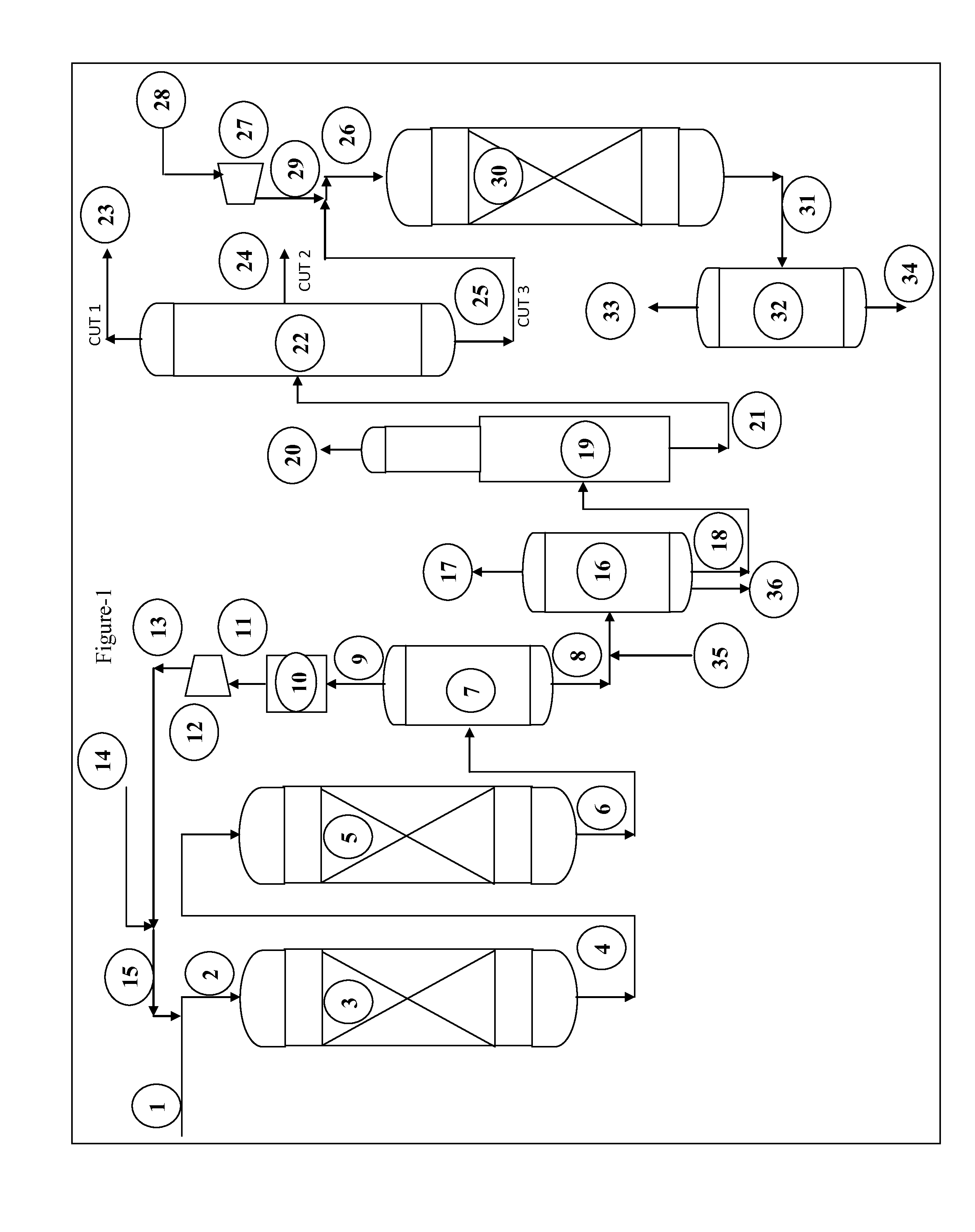 Integrated process for production of high octane gasoline, high aromatic naphtha and high cetane diesel from high aromatic middle distillate range streams