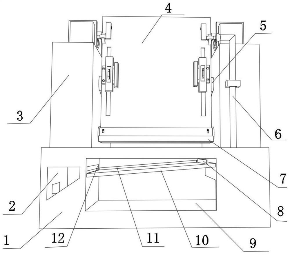 Dust purification treatment device for stone engraving