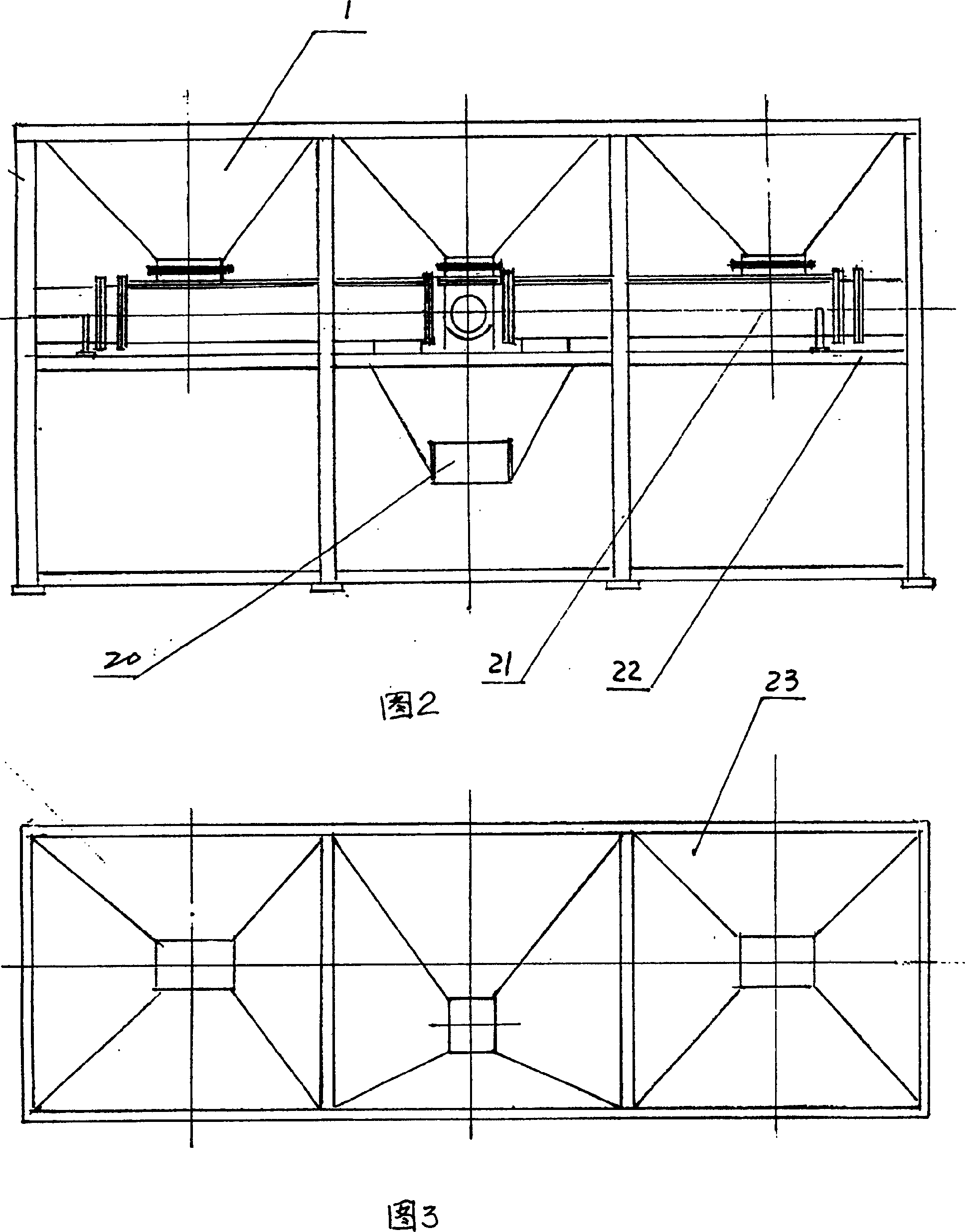 Full-automatic production line of building blocks made of industrial waste and gypsum