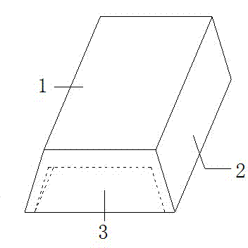 Inverted wing-shaped foundation of power transmission tower