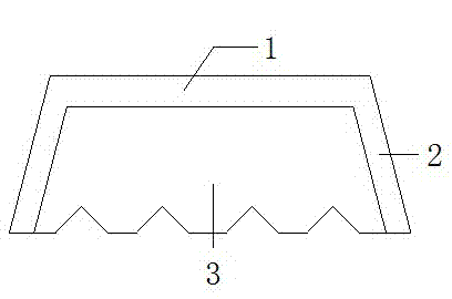 Inverted wing-shaped foundation of power transmission tower