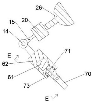 Cleaning device for treating building curtain wall steel frame through unmanned aerial vehicle