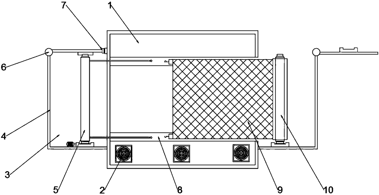 Air purification device with conveniently-changeable filter element