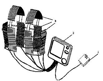 Wearing type LED physical therapy instrument and purpose