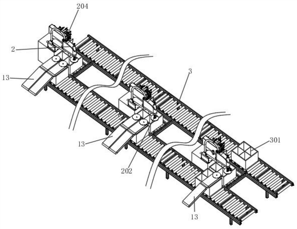 Intelligent material storing and sorting integrated mechanism based on precision control system