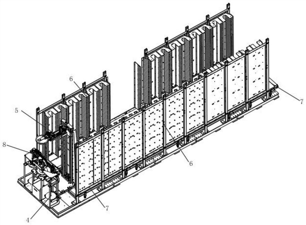 Intelligent material storing and sorting integrated mechanism based on precision control system