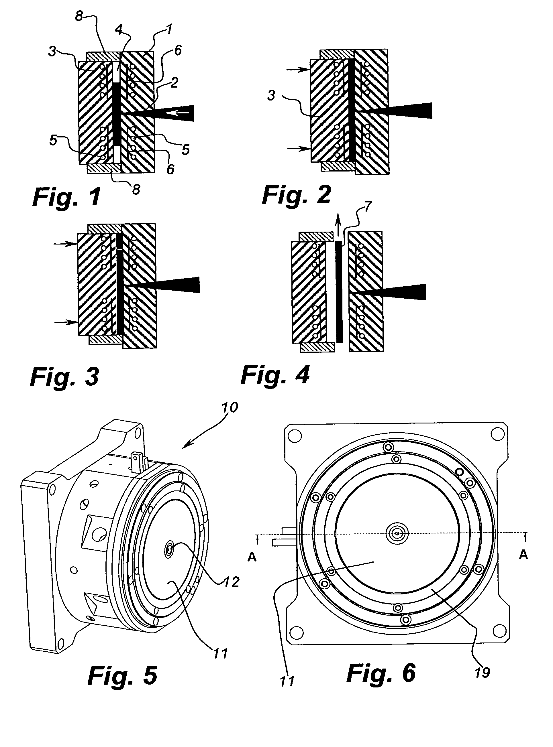 Method and apparatus for injection molding having an inductive coil heater