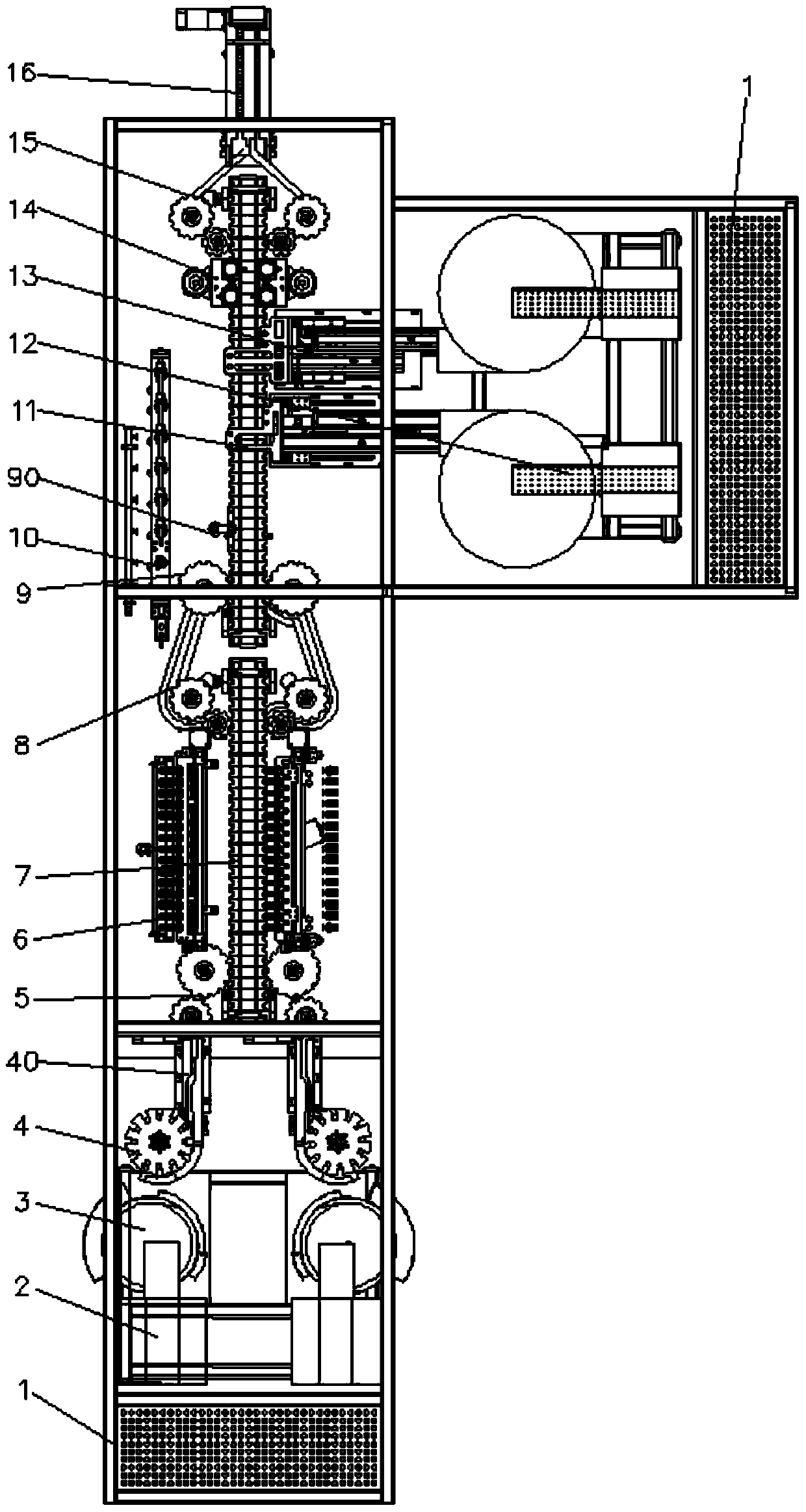 Linear eye drop bottle washing, filling, plugging and cap screwing integrated machine and method