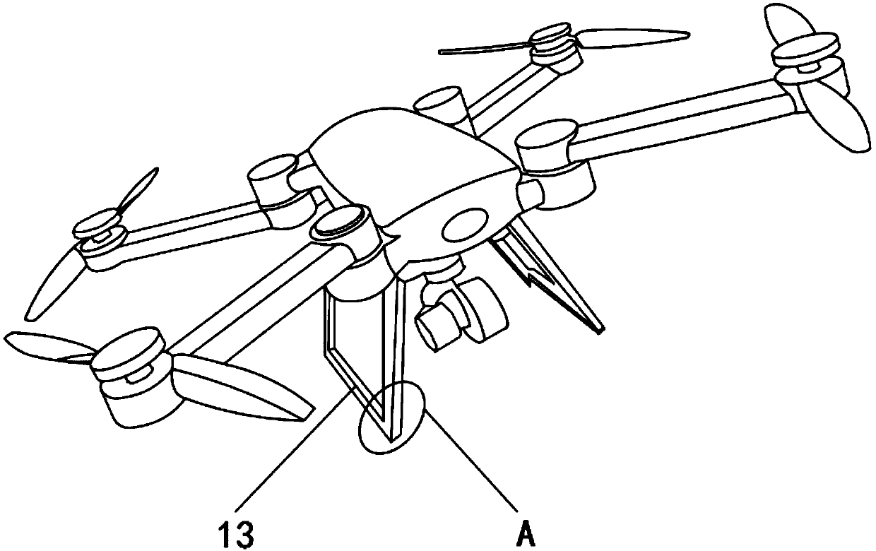 Professional shooting unmanned aerial vehicle device with excellent endurance performance